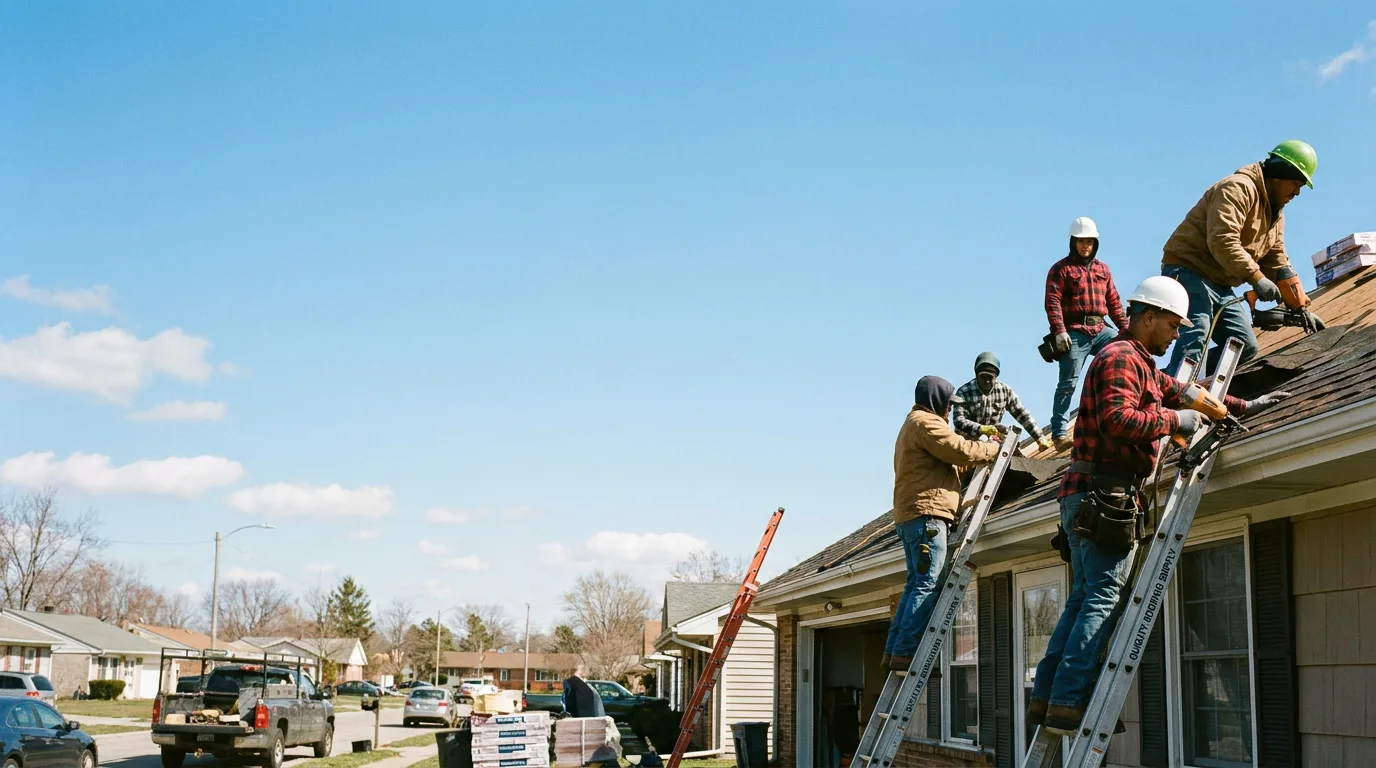 Roofing in Eldena, IL near me